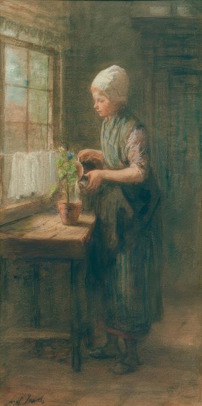The New Flower by Jozef Israëls